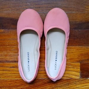 Lucky Brand Leather Ballet Flats